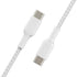 Belkin BoostCharge Braided USB-C to USB-C Cable (1M/3.3ft) for iPhone 15, iPhone 15 Pro, iPhone 15 Pro Max, iPhone 15 Plus, Galaxy S23, S22, Note1...