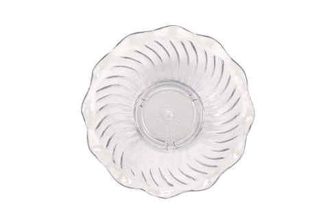G.E.T. DD-60-CL-EC Clear 6 oz. Dessert Dish, Break Resistant Dishwasher Safe San Dessert Time Collection (Pack of 4)...