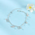 Dreamyn Boho Anklets Crystal Ankle Bracelets Flower Barefoot Foot Chain Dragonfly Anklet for Women and Girls (silver)...