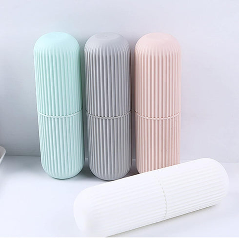 Travel Toothbrush Holder, Toothbrush Travel Case, Minimalist PP Portable with Dust Cover Toothbrush Cover Travel Toothbrush Case for Traveling, Ca...