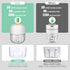 Electric Garlic Chopper, Mini Portable Veggie Chopper, 250ML Garlic Grinder Masher Onion Chopper, Blender to Vegetable, Wireless Food Processor fo...