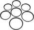 7Pcs Filter Ring Adapter Set, Aluminum Camera Lens Filter Ring Adapter Kit, Camera Professional Mini Step Up, Camera Accessories(49-52mm 52-55mm 5...