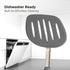 Kitchen Mama WALTZGRIP Platinum Silicone Pancake Spatula Turner: Heat-Resistant, Wide Slotted Tapered Head Stainless Steel Core. Durable, Dishwash...
