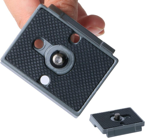 Quick Release Plate, Tripod Quick Release Plate Fit for Manfrotto 200pl-14 Rc2 Camera Tripod Head (Pack of 2) Black...