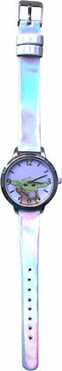 Accutime Kids Star Wars Baby Yoda Analog Quartz Wrist Watch with Small Face, Silver Accents for Girls, Boys, Kids All Ages (MNL5031AZ)...