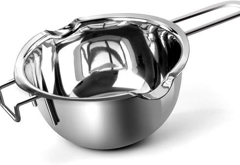 1000ML Double Boiler Pot Set Stainless Steel Melting Pot For Chocolate, Candle and Candy Making (34oz)...