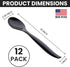 C&S Event Supply Co. 10" Plastic Serving Utensils, Disposable Plastic Serving Spoons, Reusable, Disposable, For Weddings, Catering, Buffets, Parti...