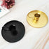 2 Pcs 4 Inch Black Iron Candle Holder for Taper Candles, Dinning,Wedding and Party Decoration (2, Black)...