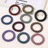 No Crease Coil Hair Ties 20 Pieces Traceless Spiral Hair Ties No Damage Phone Cord Hair Ties Elastics Hair Coils Plastic Hair Bands Spiral Bracele...