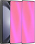 2 Pack Outer Anti-Blue Privacy Tempered Glass For Samsung Galaxy Z Fold 5 / Z Fold 4 Front Mirror Anti-Spy Screen Protector Anti-Peeping Full Cove...