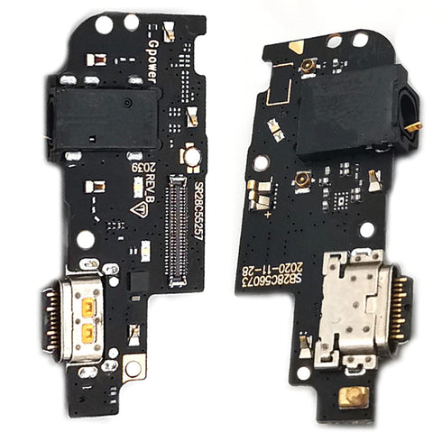 USB Charger Charging Port Dock Connector Ribbon Flex Cable Mic Board Replacement Compatible with Motorola Moto G Power XT2041DL 6.4inch...