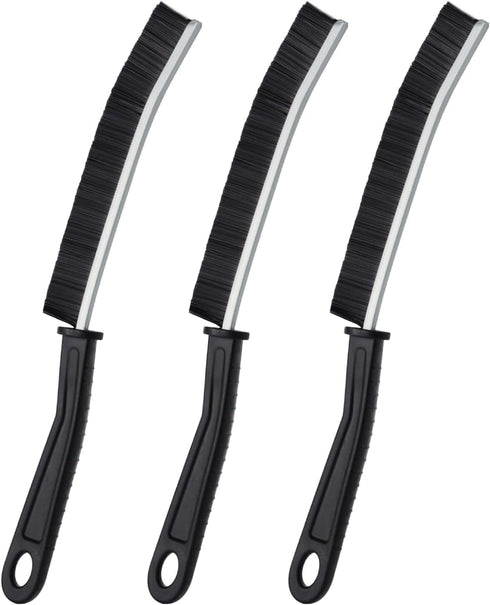 Crevice Cleaning Brush, Bathroom Tile Groove Gap Cleaning Brush,Premium Crevice Cleaning Tool Aluminum Support with 15° Angle Magic Brush, Thin Cl...