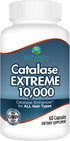 Best Earth Naturals Catalase Extreme Supplement 10,000 with Saw Palmetto, Biotin, Fo-Ti, PABA - Hair Supplements for Strong Hair - 60 Capsules (30...