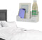 Wall Mounted Plastic Shelf, White, 1 Shelf, Ideal for Bedroom, Dorm, Office, RV - Easy to Install, Organizes Small Items...