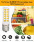 Updated KEI D28k kel 2812 KEI D28A KEL2811 KEI D28M KEL 2815 kel 2816x 4W LED Refrigerator Light Bulb Replacement AC100-265V 3.8W E17 Base for Fri...