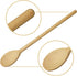 10 Inch Long Wooden Spoon Set by BICB | Natural Beechwood Mixing Spoons for Baking, Cooking & Stirring | Set of 12 Long Wooden Spoons | Cookware S...