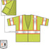 Ergodyne unisex adult Two-tone - Class 3 Two Tone Vest Zipper, Lime, Small-Medium US...