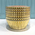 Shiny Gold Foil Cupcake Liners Standard Paper Baking Cups for Wedding, Party and More, 120-Count...