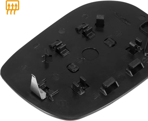 X AUTOHAUX Car Rearview Left Side Non-Heated Mirror Glass with Backing Plate 879090D210 for Toyota Yaris 2006-2012...
