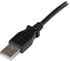 StarTech.com 3m USB 2.0 A to Left Angle B Cable Cord - 3 m USB Printer Cable - Left Angle USB B Cable - 1x USB A (M), 1x USB B (M) (USBAB3ML), Bla...