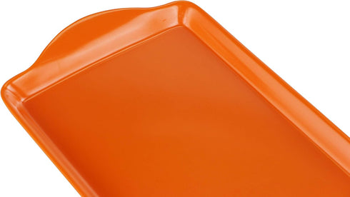 Calypso Basics Plastic Tidbit Melamine Sandwich Tray, Orange...