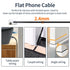 Phone Cable 10 Feet Telephone Line Cord with RJ11 6P4C Connectors for Landline Phone, Fax Machine and Modem, for Both in-Wall and Out-Wall Using, ...