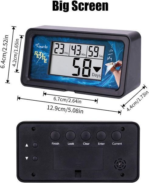 AIMILAR Digital Countdown Timer - 9999 Days Countdown with Backlight for Retirement, Wedding, Vacation, Christmas, New Baby, Classroom, Lab, Kitch...