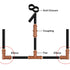 18 Pieces Drip Irrigation Fittings Elbow Connectors for 1/2" Tubing, Barbed Elbows Drip Parts for 1/2 Inch Irrigation Tubing(0.600" ID), Drip Line...