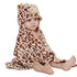 Vauwmsr Baby Hooded Blanket Ultra Soft Warm Newborn Infant Swaddle Wrap Bath Shower Towel, 25.6" x 39.4", Brown...