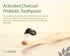 Hyperbiotics Probiotic Toothpaste with Activated Charcoal | Oral Probiotics for Women and Men | Fluoride Free Whitening | Freshen Bad Breath, Gum ...