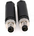 M8 4 Pin Male A Code Plug Industrial Circular Sensor Connector Aviation 8mm Waterproof IP67 Connector 2PCS...