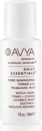 AVYA Pore Minimizing Toner (Travel Size - 1 fl oz) - Infused with Hyaluronic Acid, Witch Hazel for Toning and Cleansing, Licorice Root for Soothin...