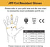 JPP Premium Cut Resistant Gloves, Cutting Proof CE Level 5 Protection, Food Grade Safe, Ambidextrous, 3D-Comfort Fit, Machine Washable, Dexterity,...
