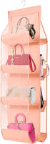 AARAINBOW 1 Pack Hanging Handbag Purse Organizer, Hand Bag Organizer Space Saving, 8 Pockets Wardrobe Organizer, Purse Holder for Closet, 46 L x 1...