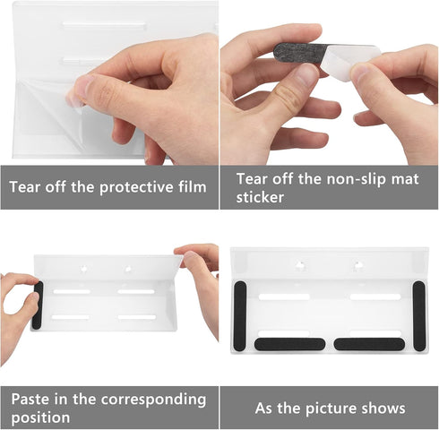 Geekria Wall Mount Shower Speaker Stand Compatible with Anker Soundcore 2, JBL Clip 3, INSMY C12 IPX7 Waterproof Bluetooth Speaker, Bathroom Wallm...