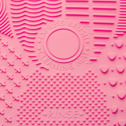Fuchsia Silicone Makeup Brush Cleaning Mat From Royal Care Cosmetics...