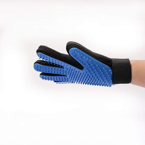 NC Pet Grooming Glove, Silicone Dogs/Cats Brush Comb Deshedding Hair Gloves, Dogs Bath Cleaning Supplies, Perfect for Dog & Cat with Long & Short ...
