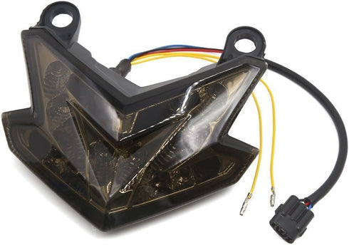 TAWSK Motorcycle LED Integrated Brake Tail Light Turn Signals Smoke Lens Stop Rear Lamp for Kawasaki Z125 Z800 ZX6R 636 13-14...