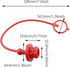 2PCS 1/2 Inch Hydraulic Coupler Male and Female Dust Cap Red Plastic Dust Cap Elastic Tube Cap Suitable for Hydraulic Quick Connect Coupler...