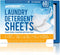 Free and Clear Laundry Detergent Sheets - 120 Loads Unscents Fragrance-Free, Paraben-Free, Plastic-Free, Compact, Liquidless for all Washing Machi...
