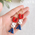 KEOKER Polymer Clay Texture Sheets, Stars Clay Texture Mat, Polymer Clay Earrings Tools on Independence Day or 4th of July, Like Polymer Clay Roll...