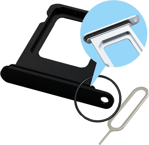 MMOBIEL SIM Card Tray Compatible with iPhone 13 – SIM Card Slot Tray Holder – SIM Card Holder Replacement – Incl. SIM Card Removal Tool and Waterp...