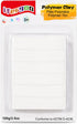 ifergoo Polymer Clay, White Oven-Bake Clay, Non Toxic, 3.5 oz. bar, great for modeling, sculpting, holiday, DIY, mixed media and school projects. ...