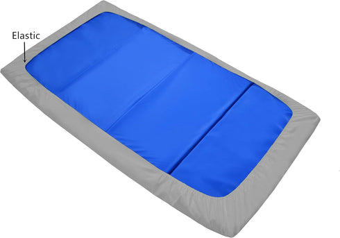 American Baby Company Fitted Nap Mat Sheet with Elastic Corners 24" x 48" x 4" - Soft & Breathable Microfiber Rest Mat Sheet or Nap Mat Cover for ...