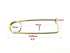 NRC&XRC Brooch Shape Cotter Safety Pins Quick Lock Fastener for Farm Lawn Garden Hitch (1/8 x 3-1/8 x 1-1/5 inch 8pcs)...