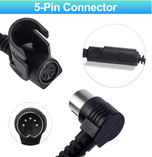 Sopito Recliner Remote Lift Chair Remote Replacement 2 Button (Up/Down) 5-Pin Hand Controller for Lazyboy, Golden Limoss OKIN...