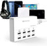 USB Charger, HITRENDS 8 Ports Charging Station 60W/12A Multi Port USB Charging Hub for Multiple Devices (5ft Cord, White)...