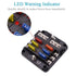 WUPP 12 Volt Fuse Block, Waterproof Boat Fuse Panel with LED Warning Indicator Damp-Proof Cover, 6 Circuits with Negative Bus Fuse Box for Car Mar...