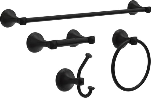 Delta ESA35-MB Esato Double Towel Hook Bath Hardware Accessory in Matte Black...