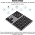 Bluetooth Numeric Keypad, 35Keys Ultra Thin Number Pad Bluetooth5.0 Rechargeable for Tablet for Windows for Laptop/Smartphone(Iron Gray)...